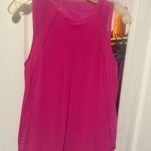 Lululemon Scult Tank in Sonic Pink